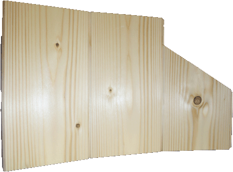 Nut Federschalung Dach für Holz Carport